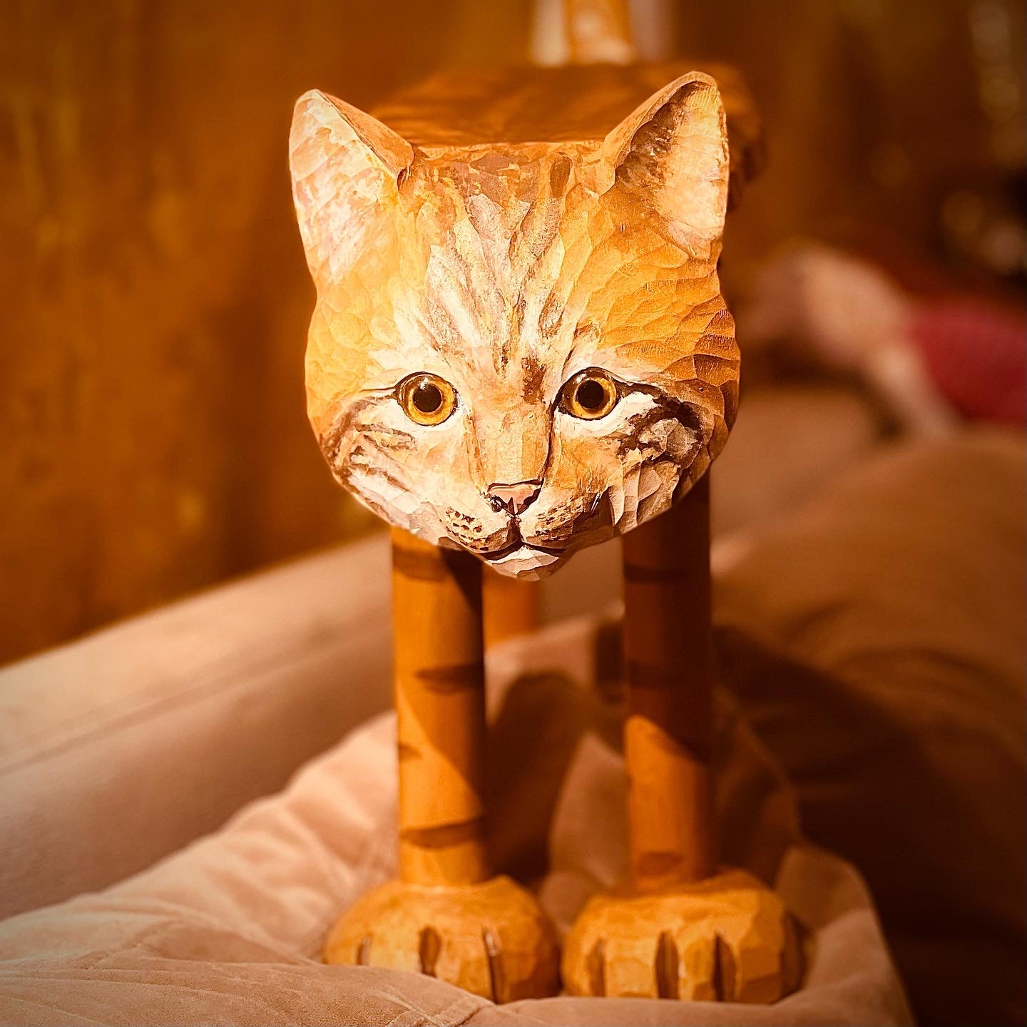 Wooden Cat Stool